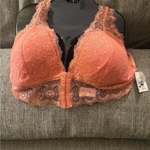 Cato Coral Lace Bralette